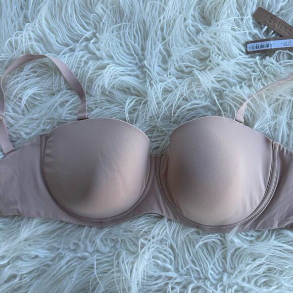 Skims Fits Everybody Strapless Bra Mica Size 32H - Picture 3 of 8